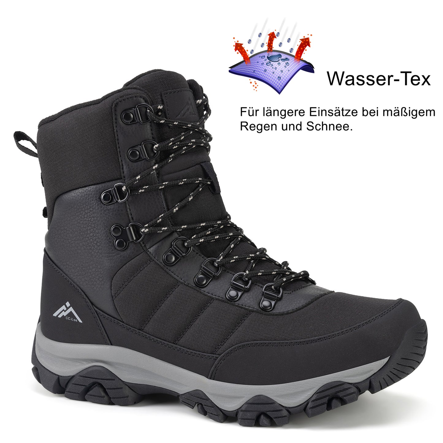 CC-Los Men's Waterproof Winter Snow Boots