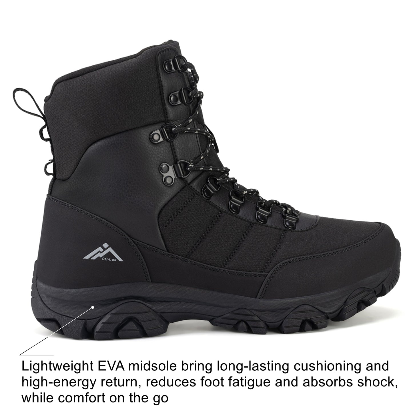 CC-Los Men's Waterproof Winter Snow Boots