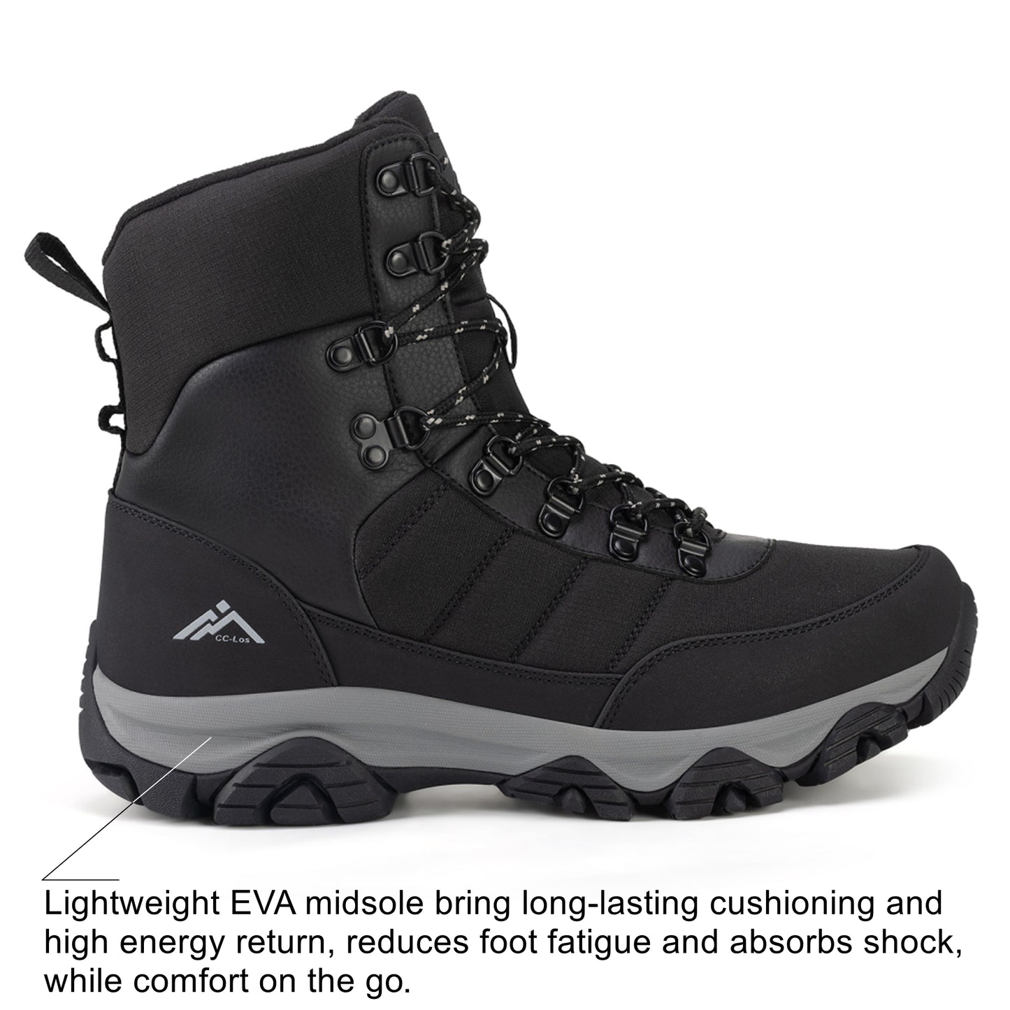 CC-Los Men's Waterproof Winter Snow Boots