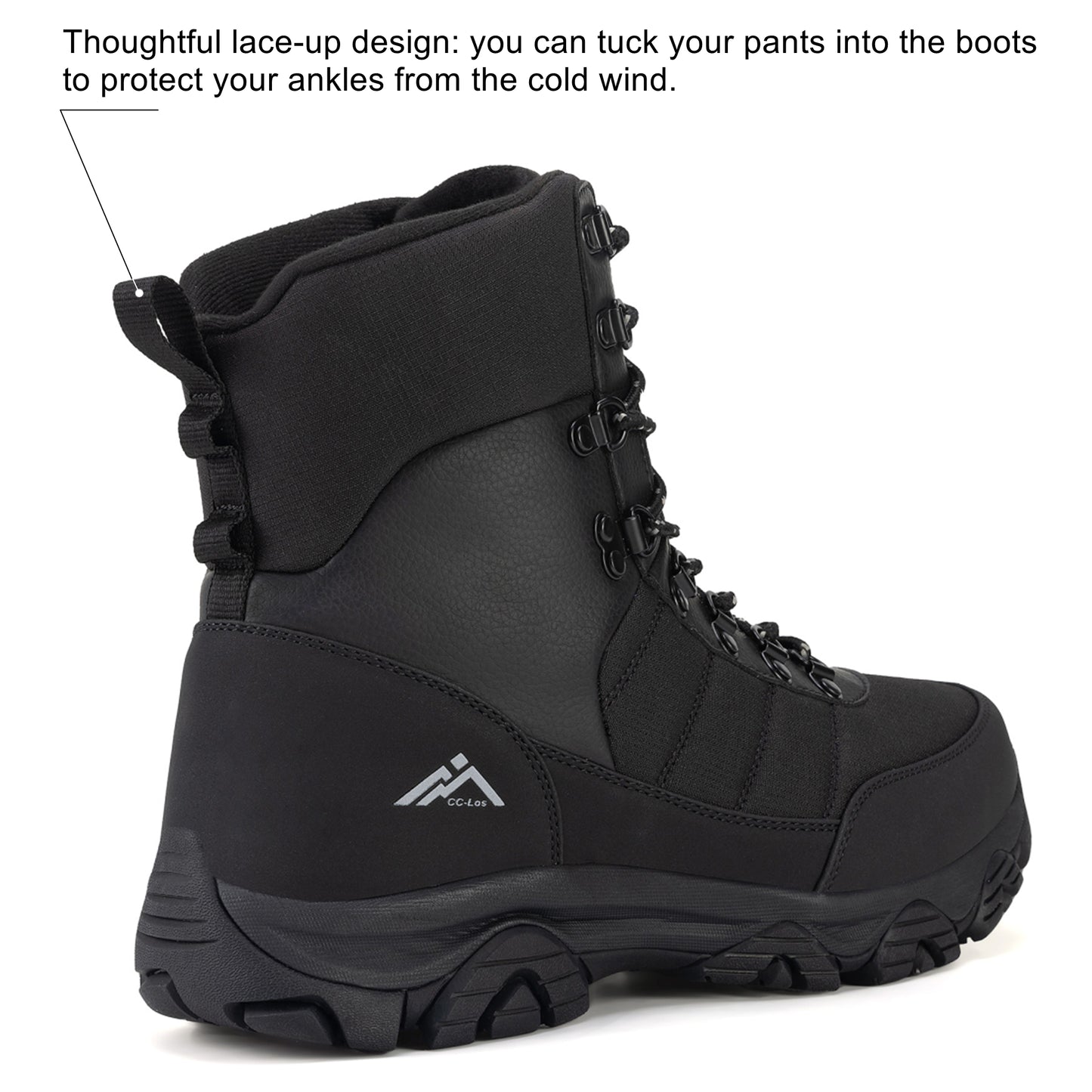 CC-Los Men's Waterproof Winter Snow Boots