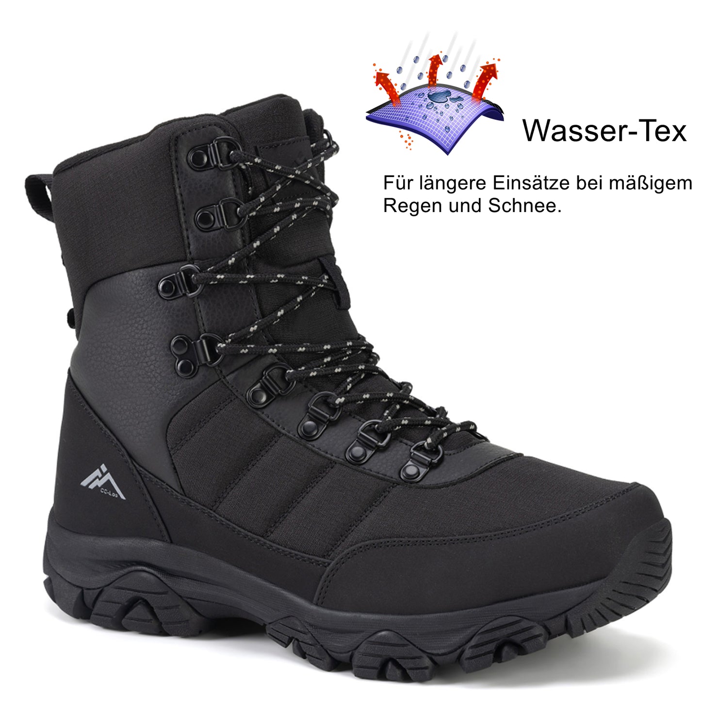 CC-Los Men's Waterproof Winter Snow Boots