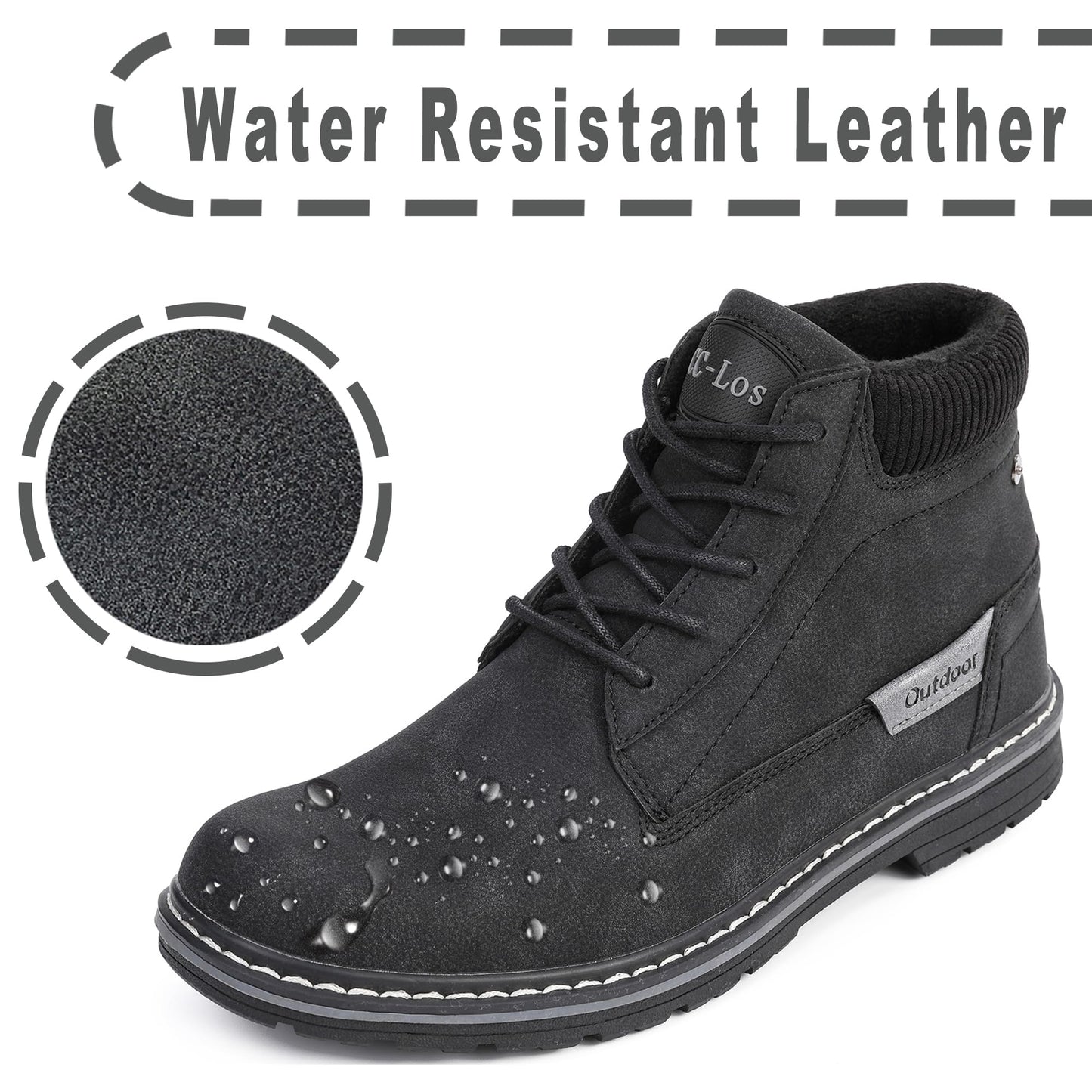 CC-Los Men's Winter Snow Hiking Boots