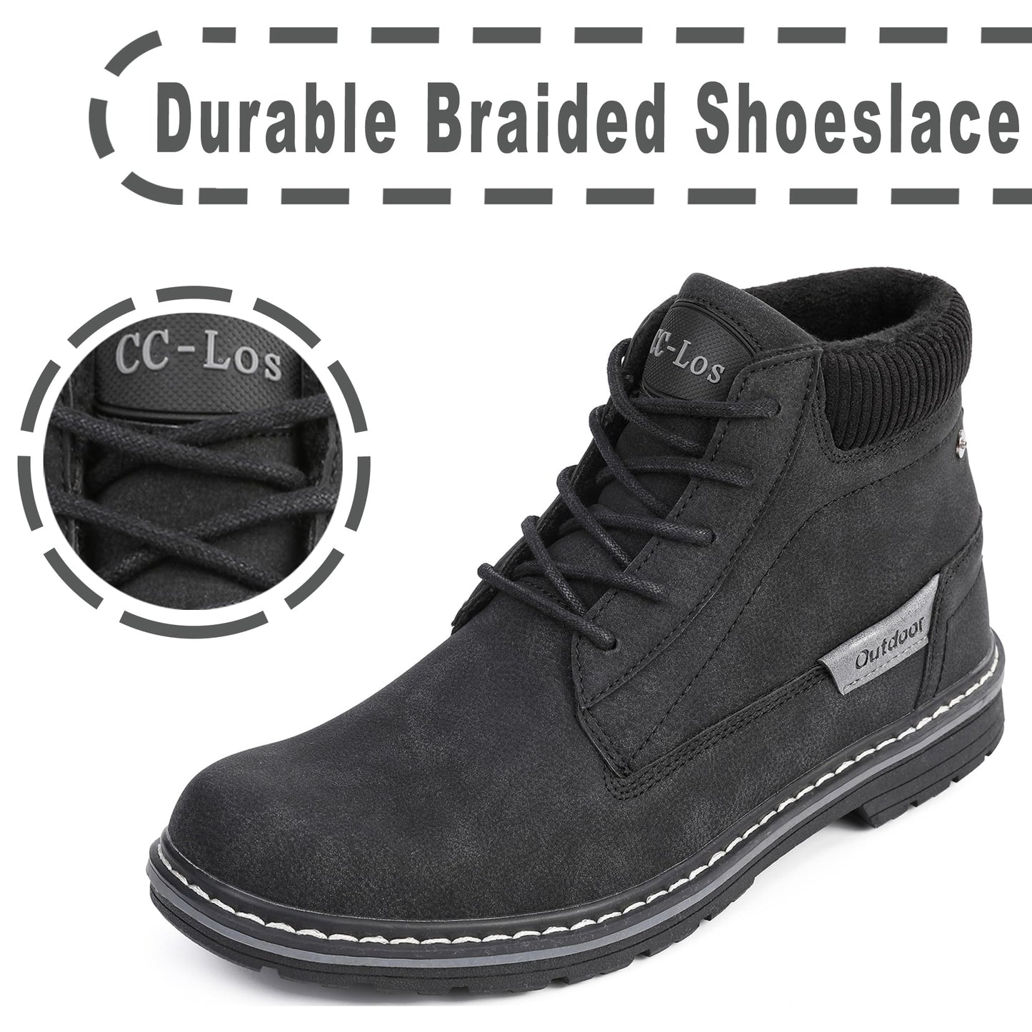 CC-Los Men's Winter Snow Hiking Boots