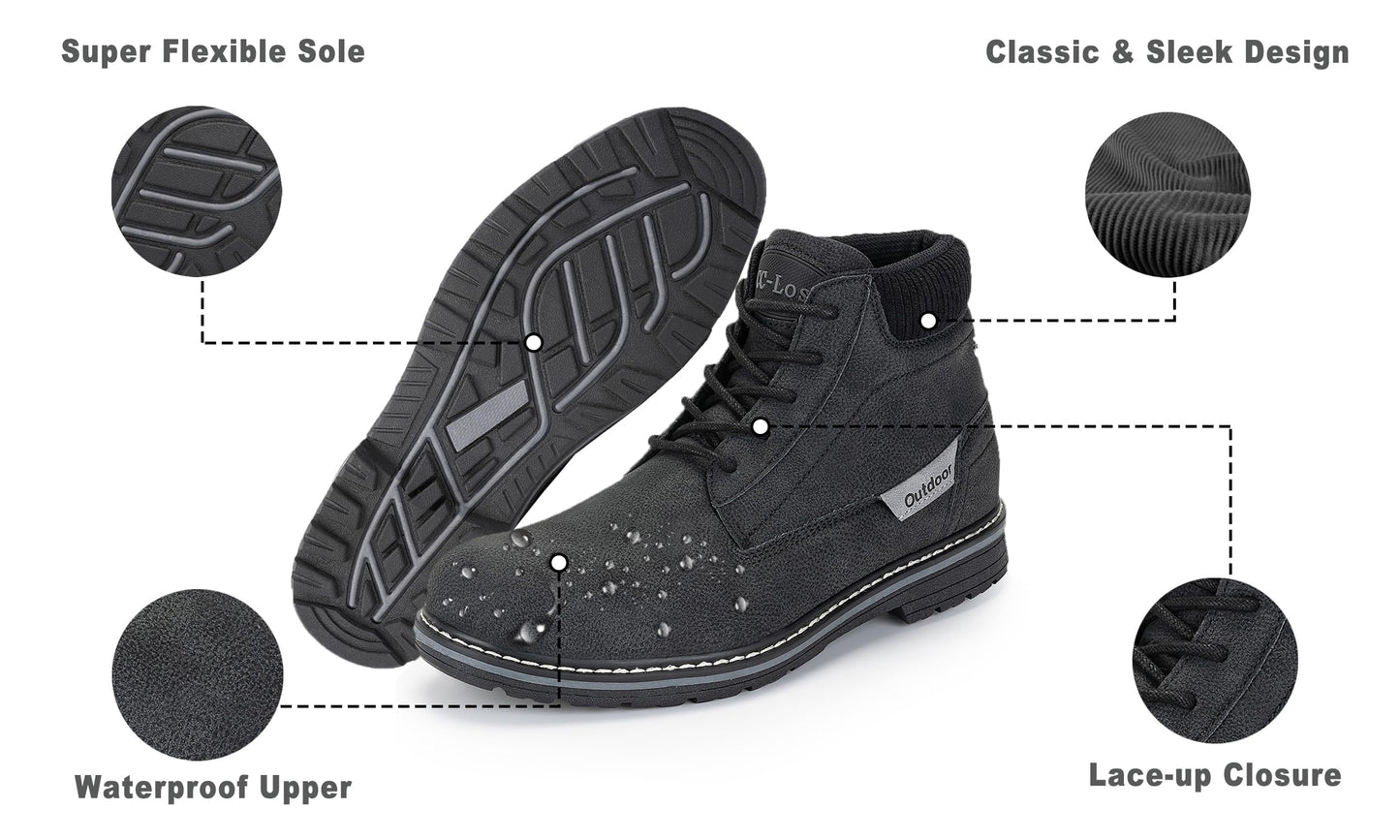 Men's Water-Resistant Boots | Work, Daily, Outdoor
