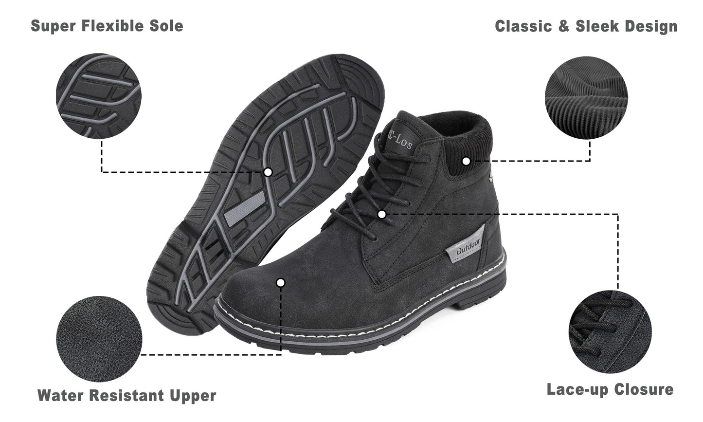 CC-Los Men's Winter Snow Hiking Boots