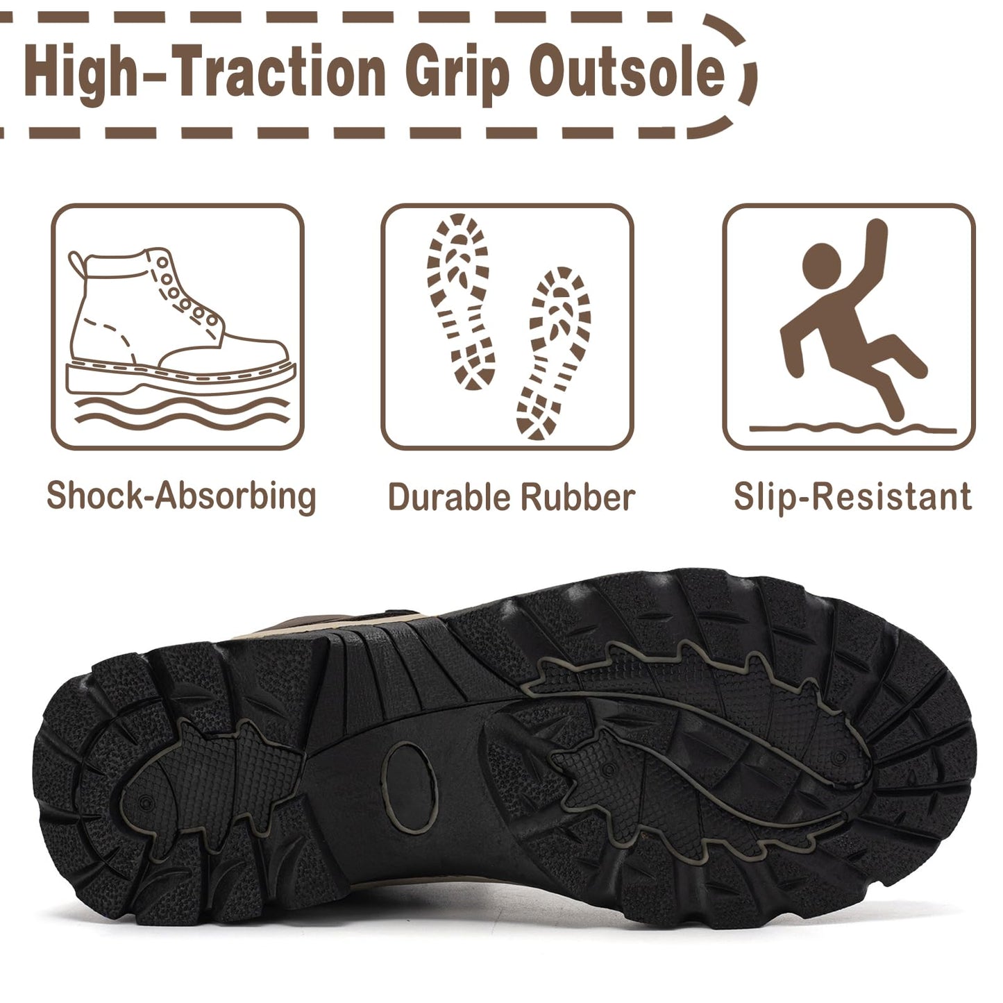 CC-Los Winter Snow Boots for Men Water Resistant