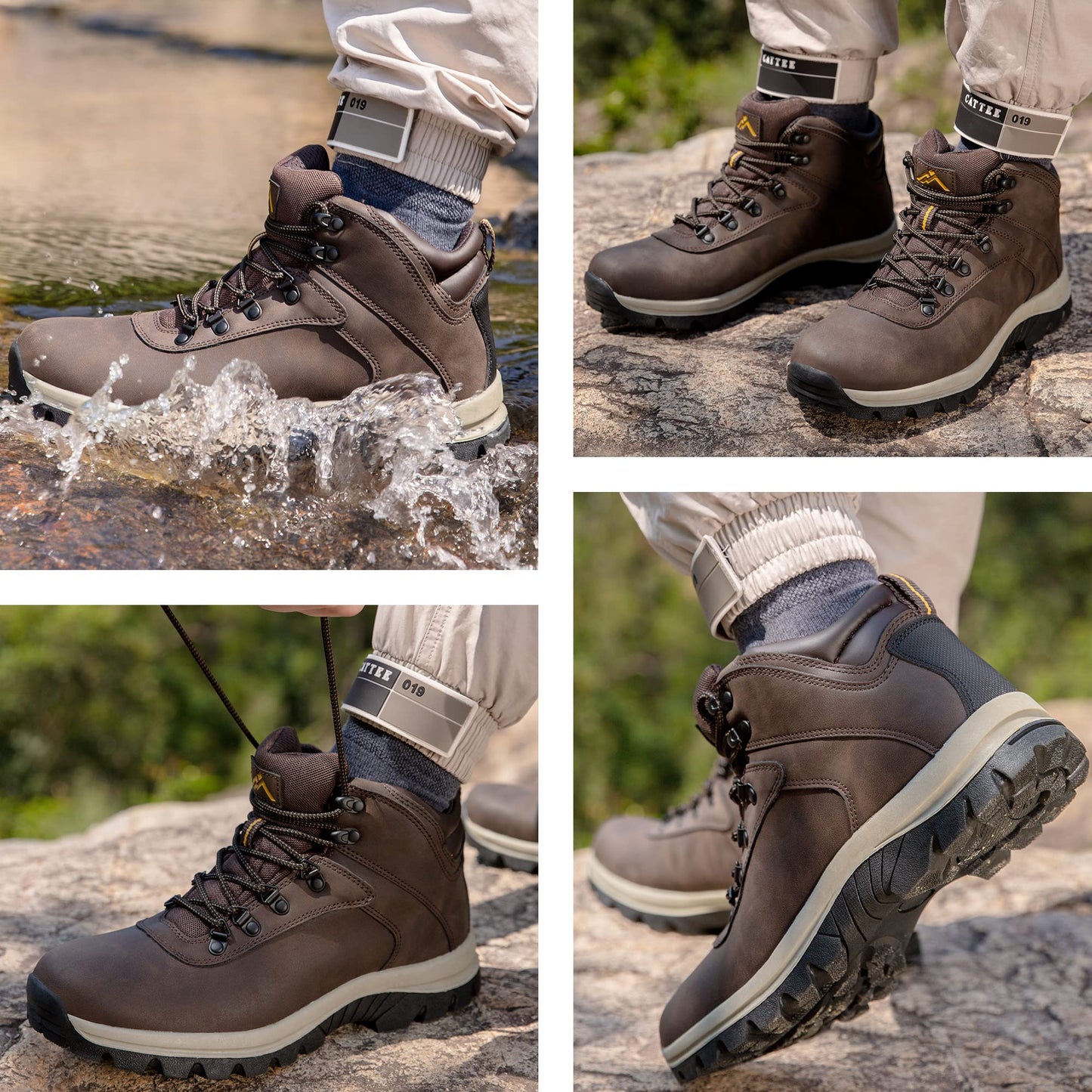 CC-Los Winter Snow Boots for Men Water Resistant