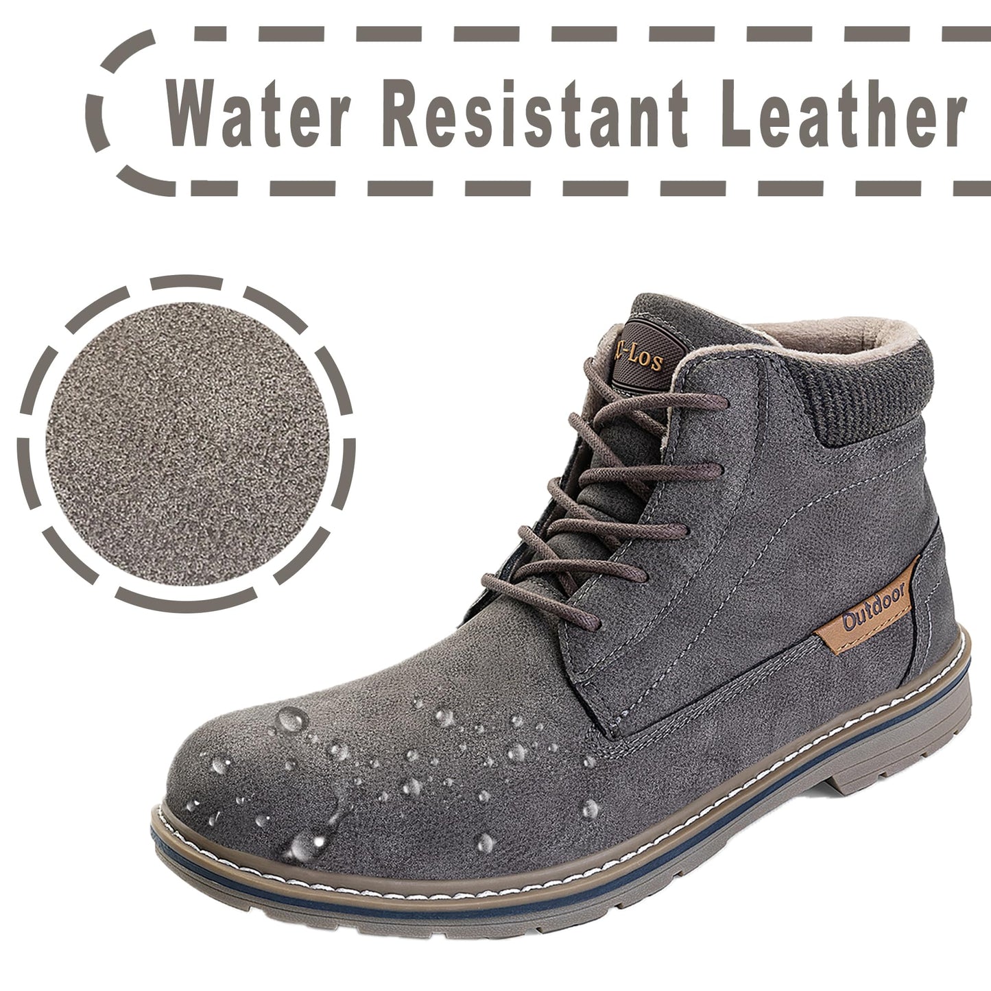 CC-Los Men's Winter Snow Hiking Boots