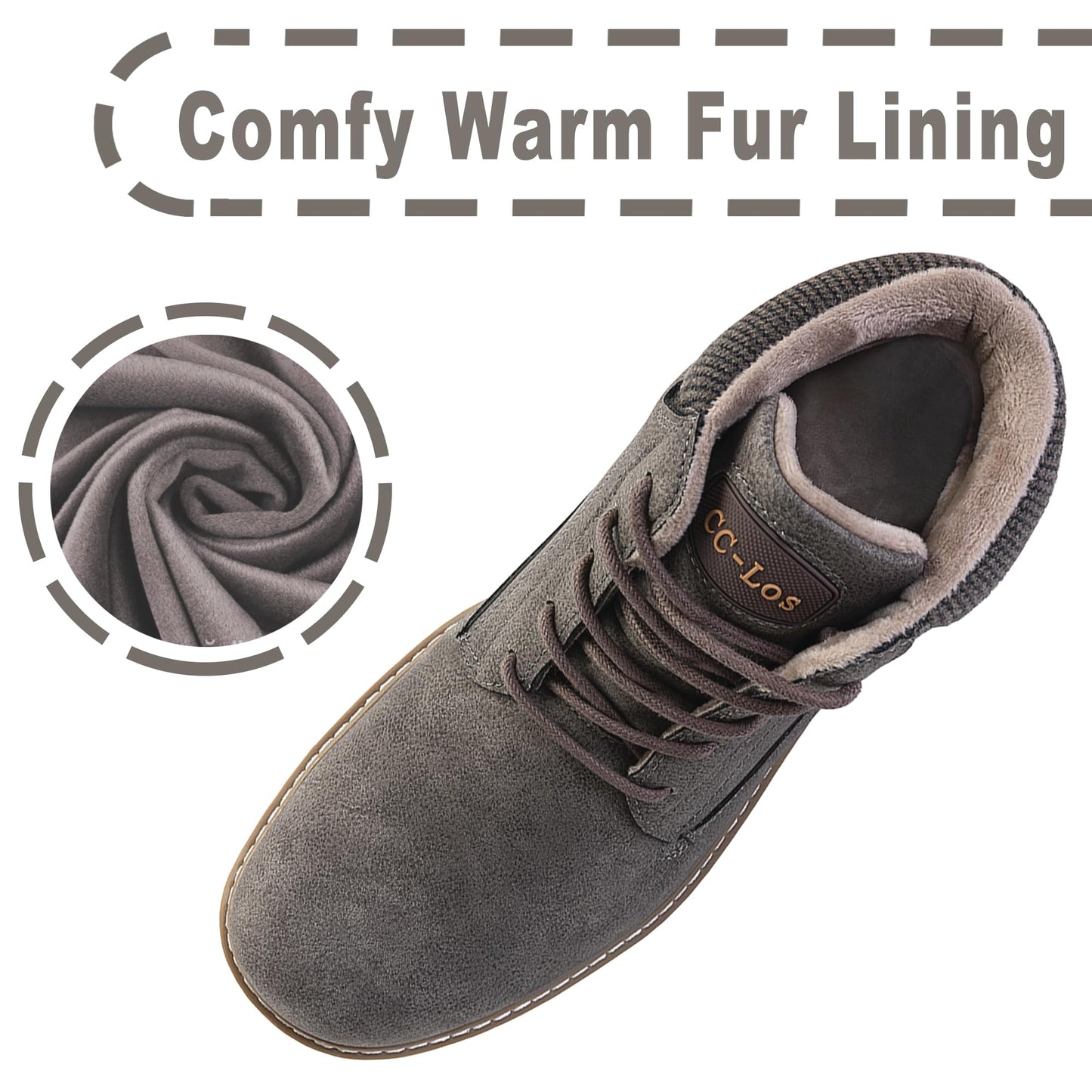 CC-Los Men's Winter Snow Hiking Boots