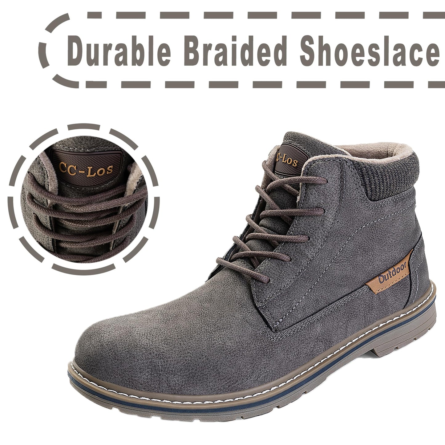CC-Los Men's Winter Snow Hiking Boots