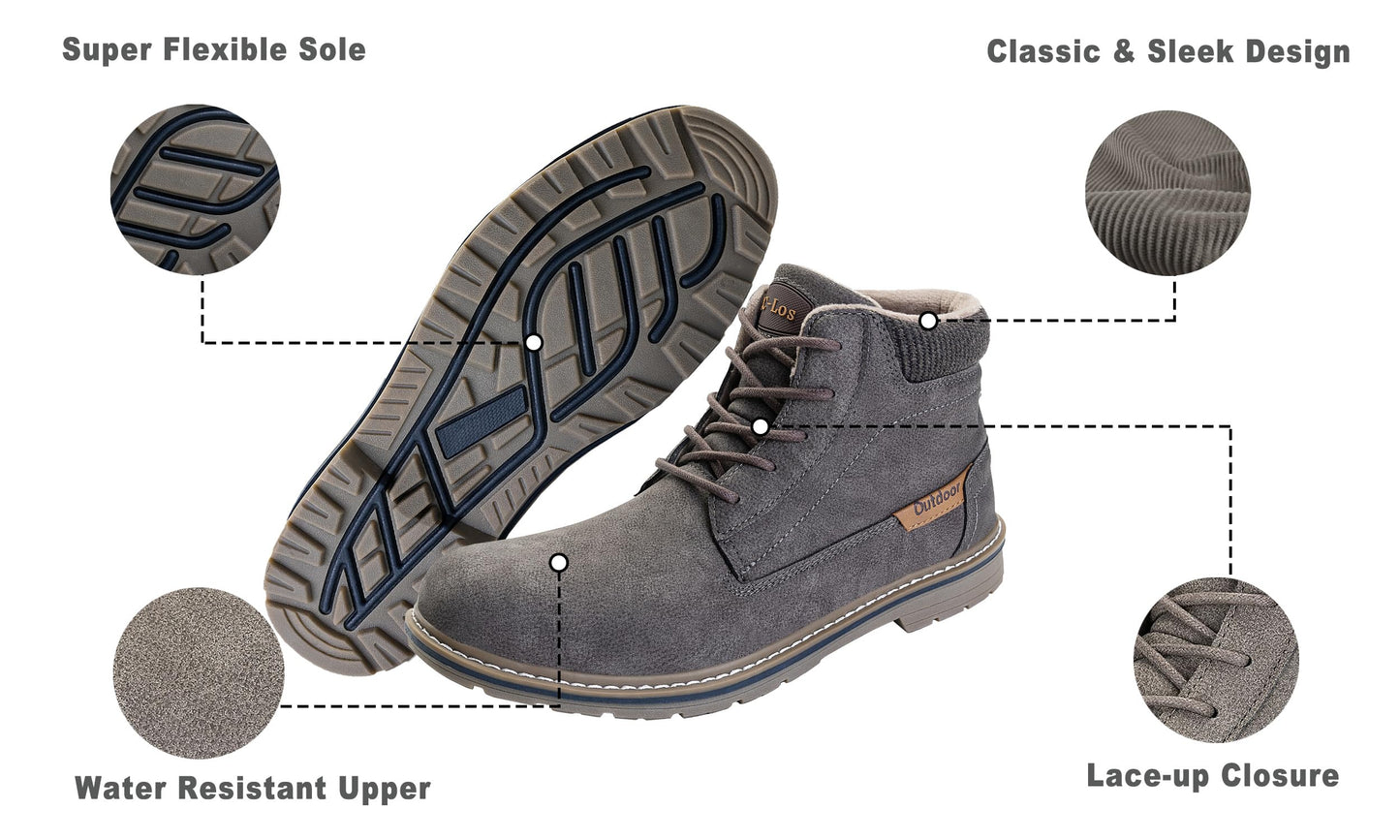 CC-Los Men's Winter Snow Hiking Boots