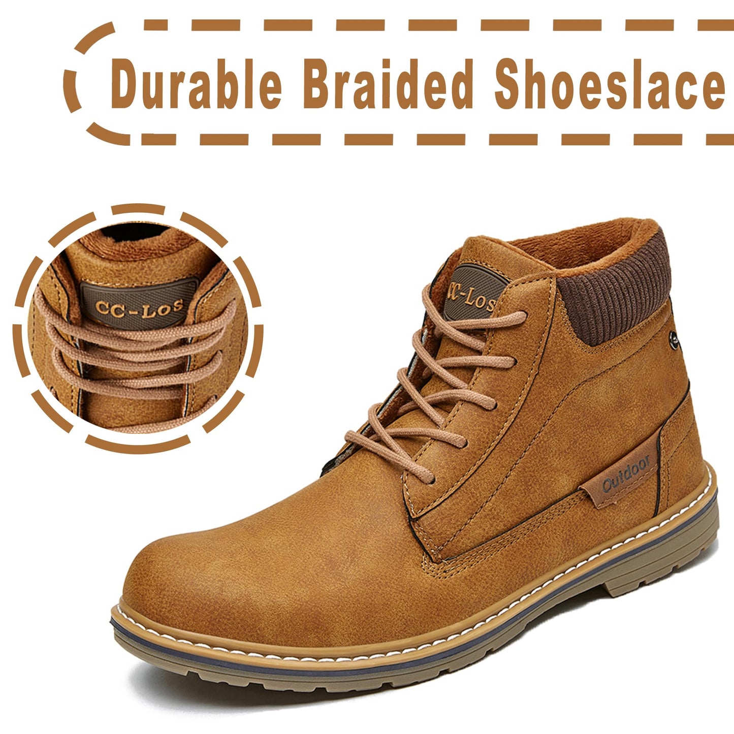 CC-Los Men's Winter Snow Hiking Boots