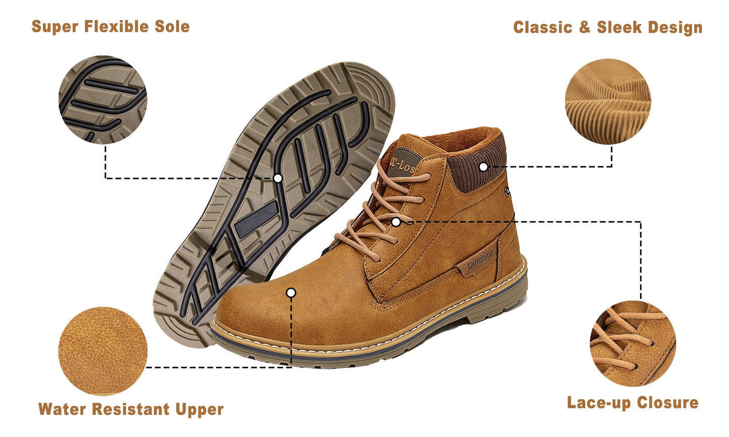 CC-Los Men's Winter Snow Hiking Boots