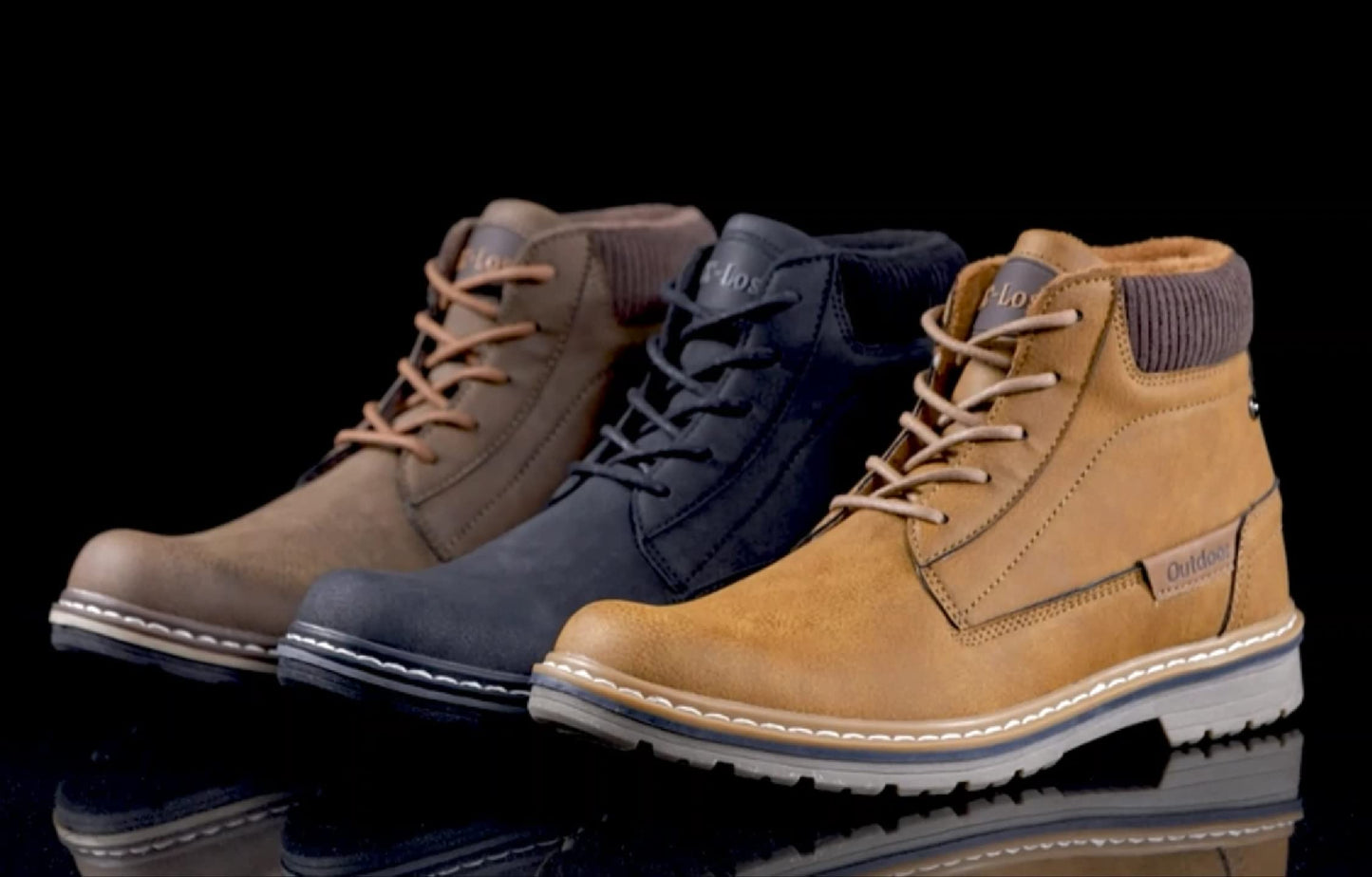 CC-Los Men's Winter Snow Hiking Boots