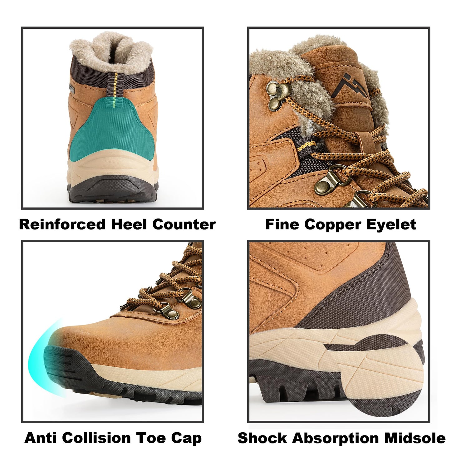CC-Los Women's Winter Snow Hiking Boots