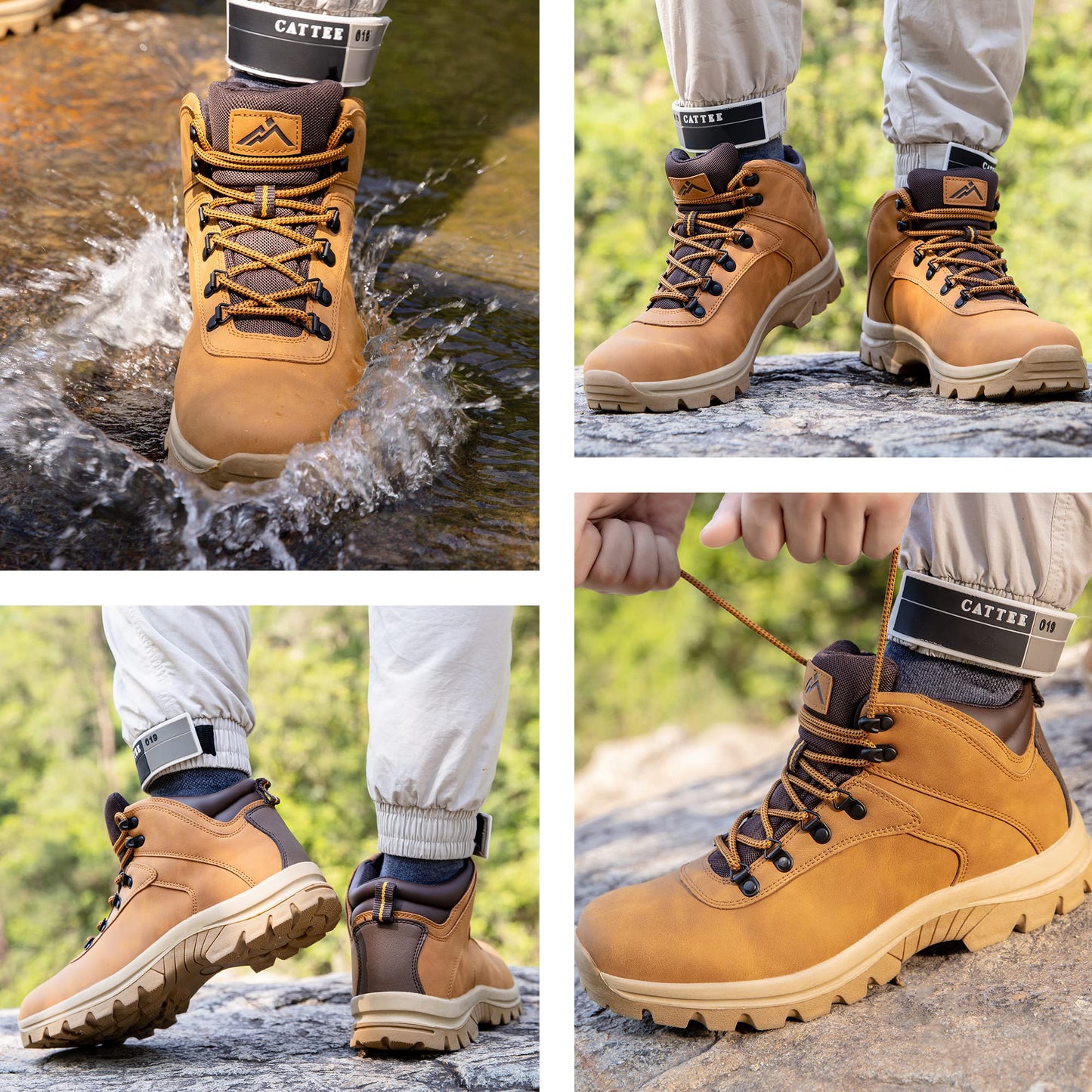 CC-Los Winter Snow Boots for Men Water Resistant
