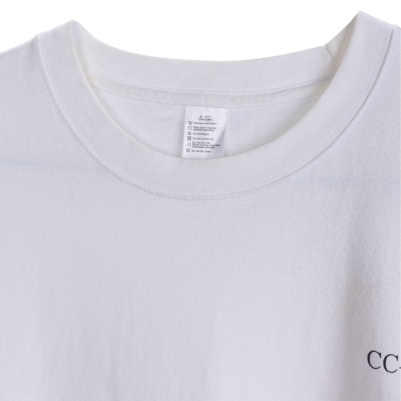 CC-Los Men's T-Shirt Lightweight Crewneck Tee Shirts for Men,Cotton Tee Undershirts-White