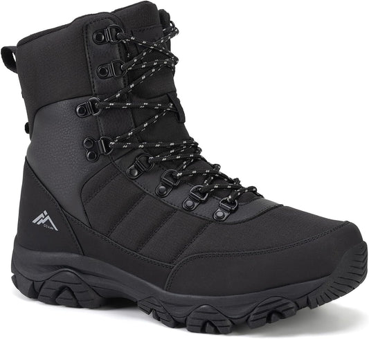 CC-Los Men's Snow Boots Waterproof Winter Waterproof Hiking Outdoor Warm 6-12.5