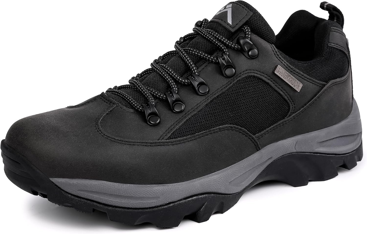 CC-Los Men's Waterproof Hiking Work Shoes Non-Slip Durable Soft Toe Walking