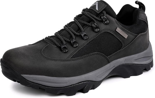 CC-Los Men's Waterproof Hiking Work Shoes Non-Slip Durable Soft Toe Walking