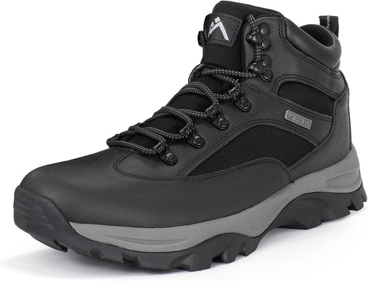 CC-Los Men's Waterproof Hiking Boots Non-Slip Outdoor Walking Ankle Height