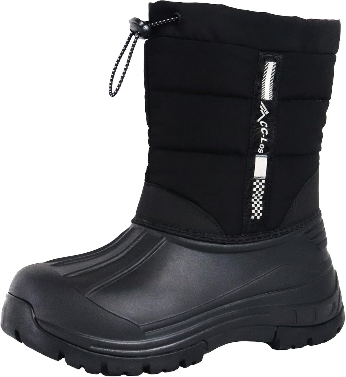 CC-Los Kids Waterproof Winter Snow Boots Drawstring