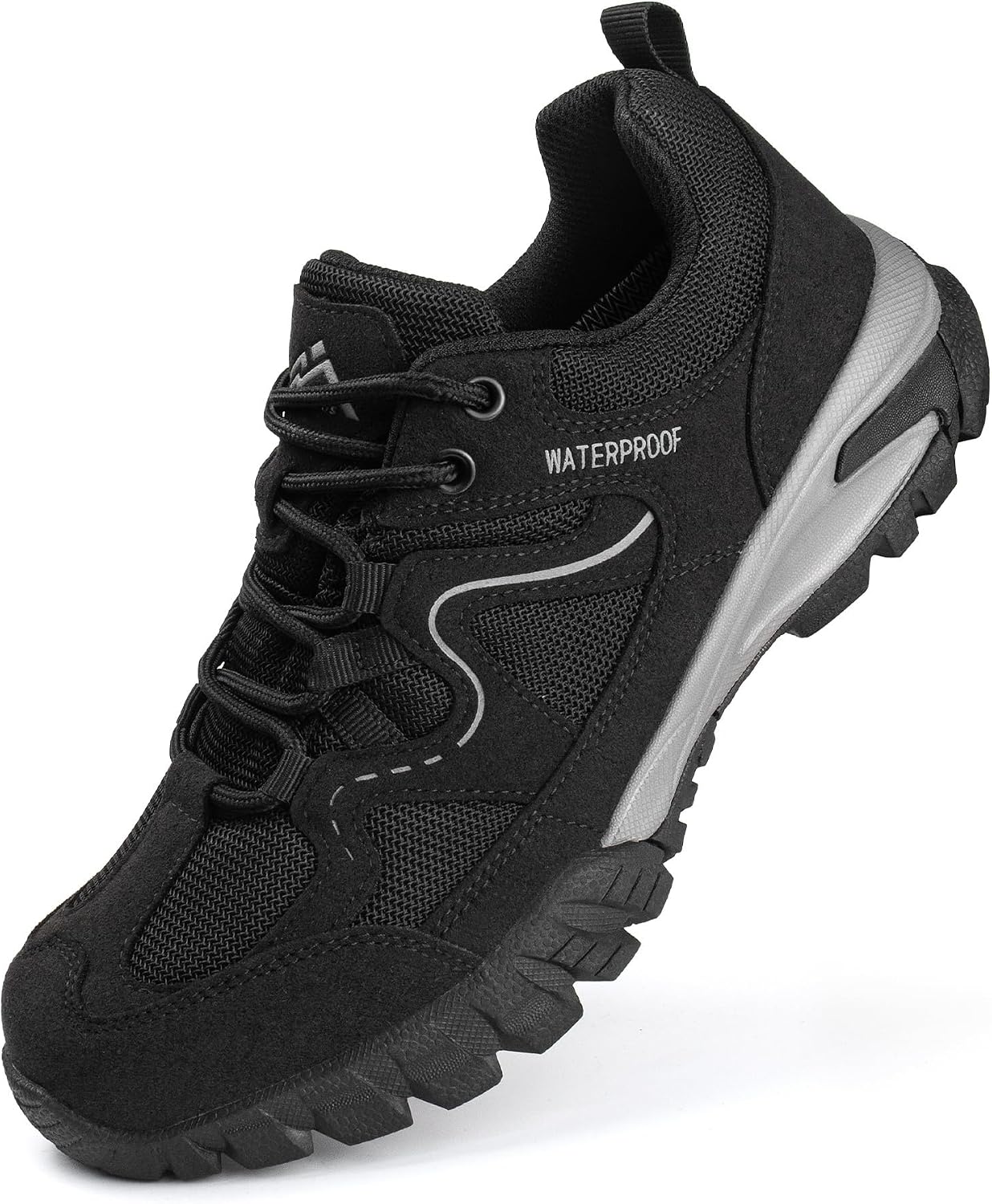 CC-Los Men's Waterproof Lightweight Hiking Shoes Non-Slip Outdoor Walking