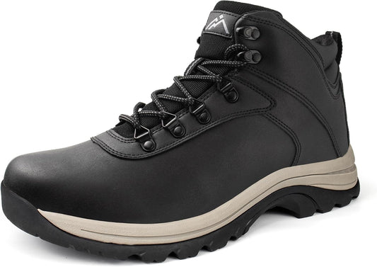 CC-Los Mens Waterproof Hiking & Walking Boots Non-Slip Soft Toe All-Terrain