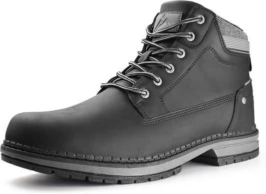 CC-Los Men's Casual Chukka Ankle Boots Non-Slip for Outdoor Hiking Walking