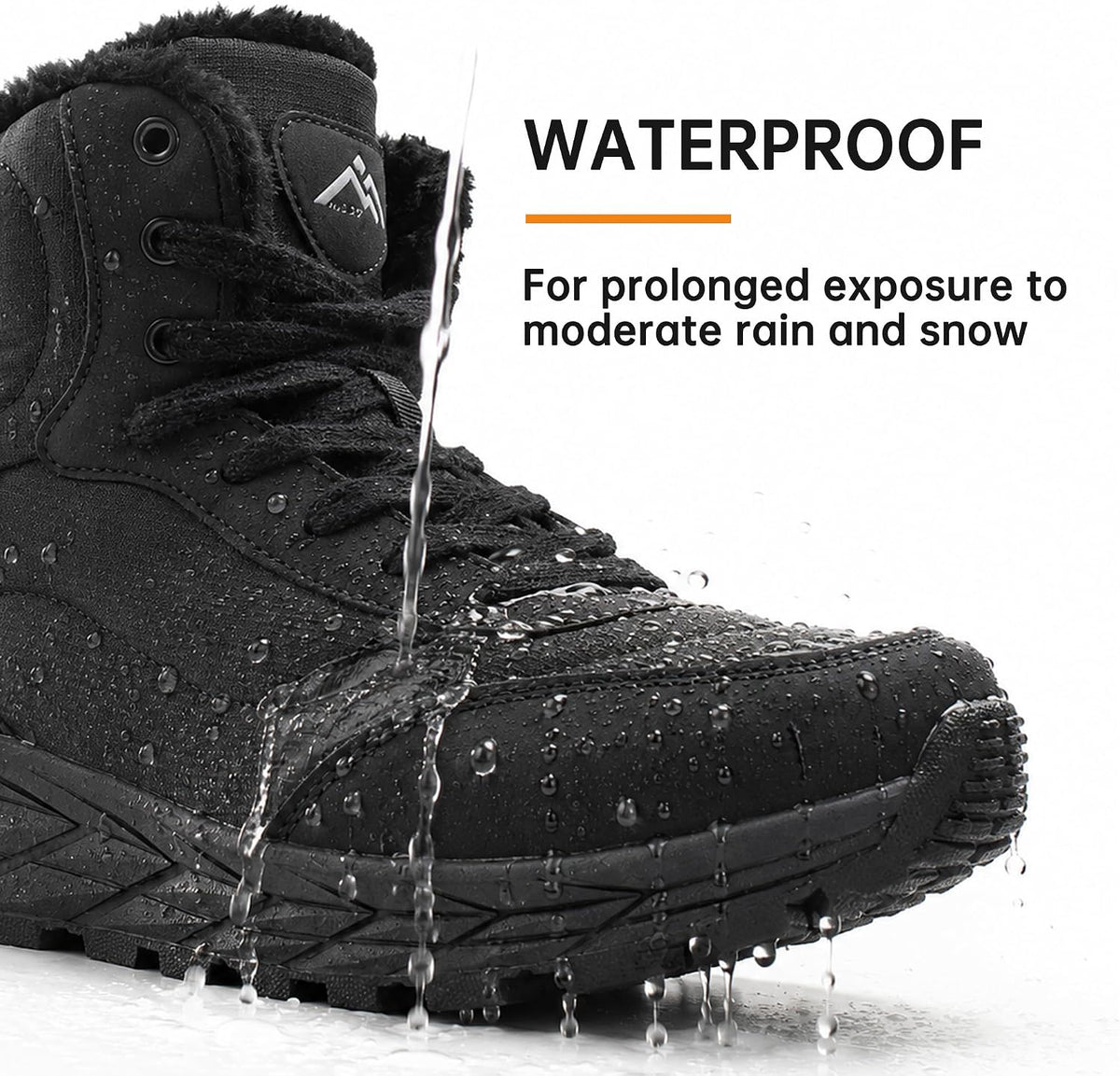 CC-Los Women's Ankle Hiking Winter Snow Boots Faux Fur Lined Warm