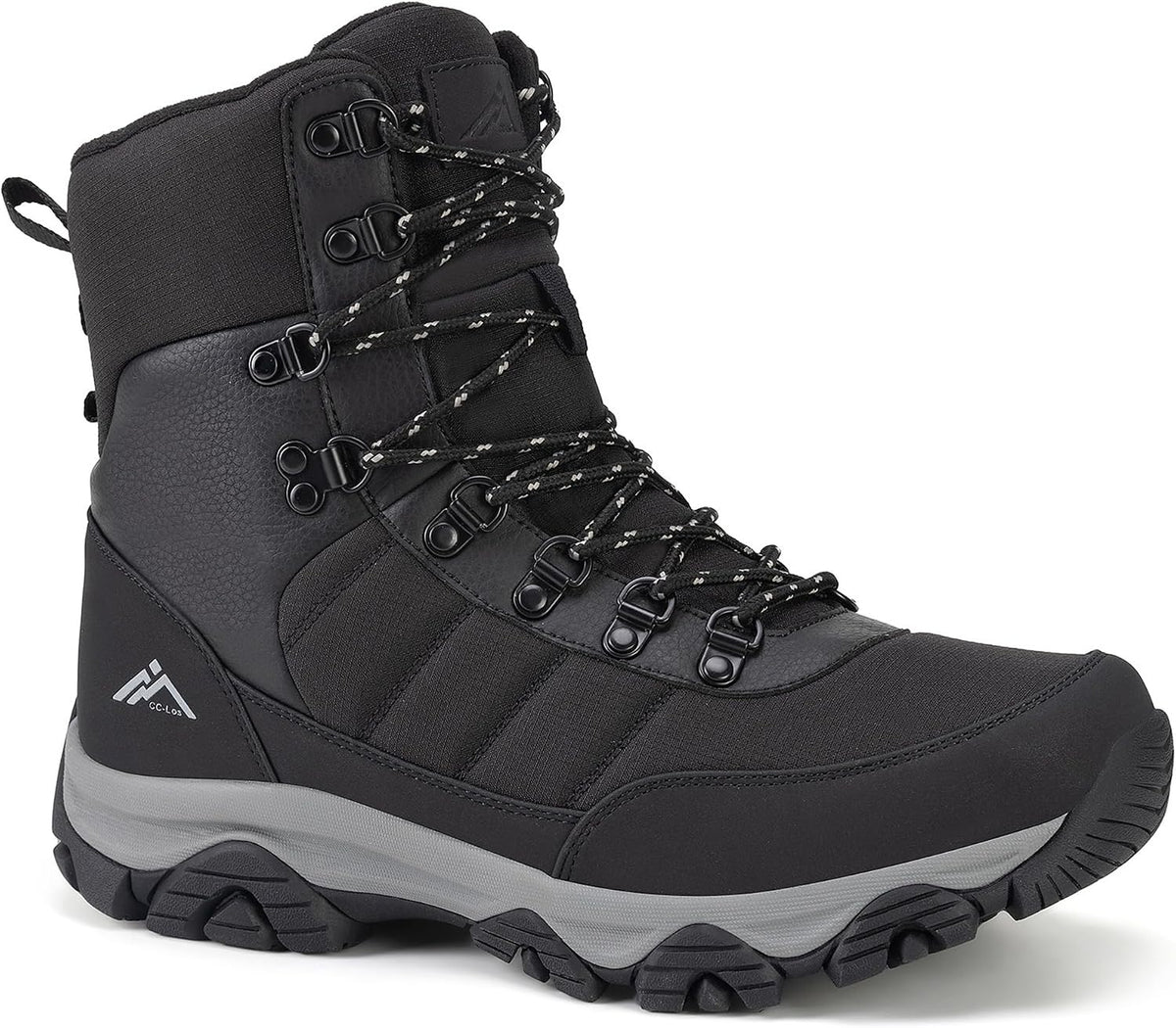 CC-Los Men's Waterproof Winter Snow Boots Warm and Lightweight