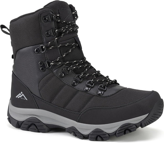CC-Los Men's Waterproof Winter Snow Boots Warm and Lightweight