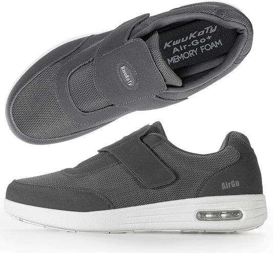 Orthopedic Diabetic Shoes for Men & Women, Hook-and-Loop, Wide Toe Box