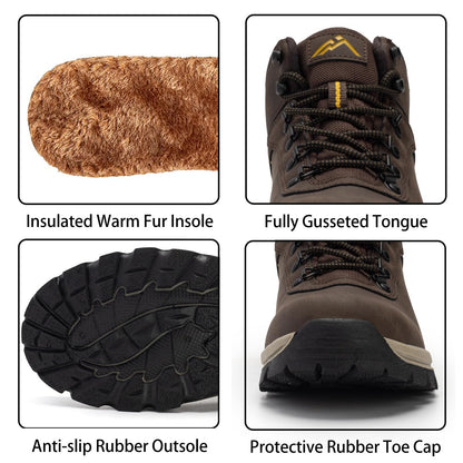 CC-Los Winter Snow Boots for Men Water Resistant